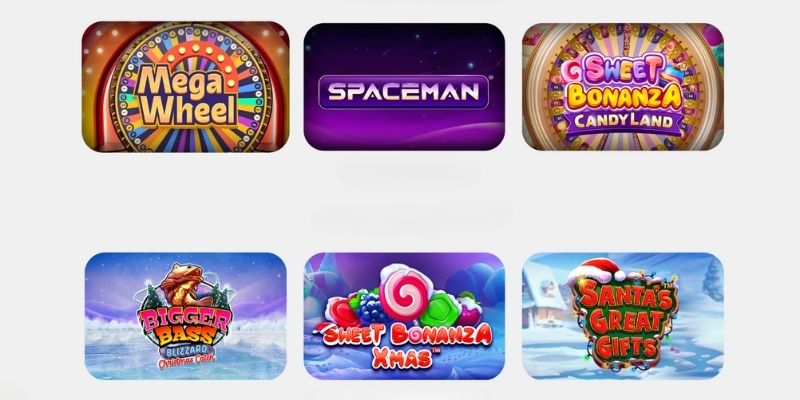 Nhiều tựa game slot hấp dẫn được cung cấp 